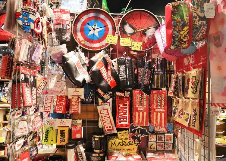 海外の「アメコミ」グッズもなぜか人気