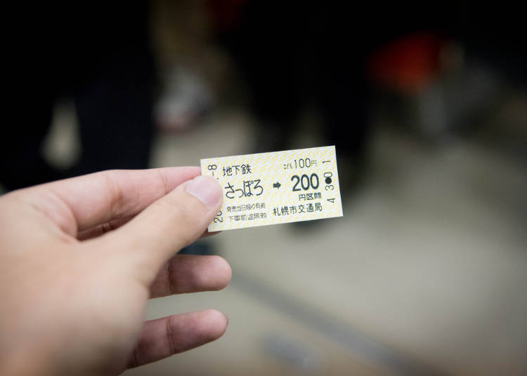 5. Special Sapporo Metro Subway Tickets