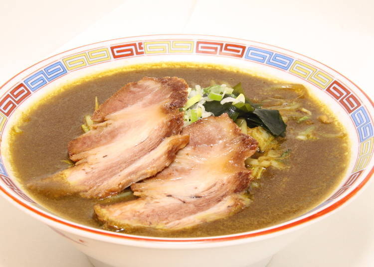 「室蘭咖哩拉麵」是當地第一種創新的拉麵!