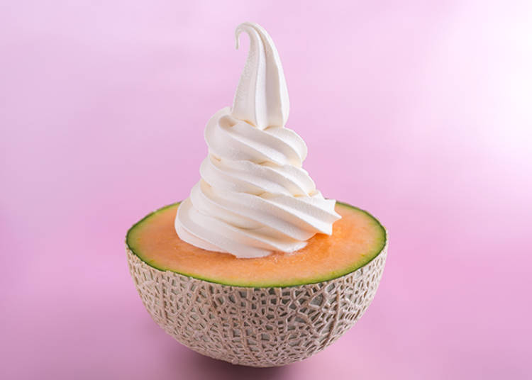 Nakafurano Town: Santa no Hige - Amazing Collaboration of Melon and Soft Cream!