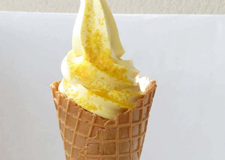 【恵庭市】えびすかぼちゃの濃厚な甘さが絶品!「えびすかぼちゃソフト」