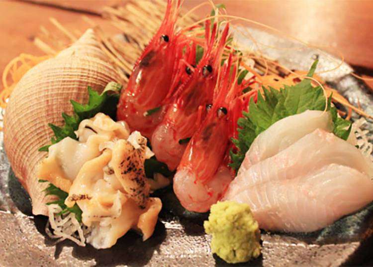 Enjoying local food at Niseko’s Downtown Kutchan