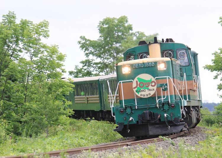 The magnificent Kushiro Shitsugen Wetlands view from the observation car! (Seasonal limited train)
No. 1. Kushiro Shitsugen Wetland Trolley Train, “Kushiro Shitsugen Norokko Train”