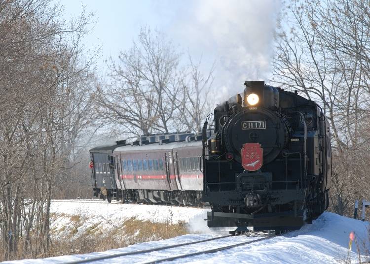 A train of winter wonderland! Seasonal railway
No.4 “SL Winter Wetland Train”