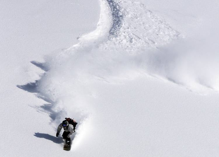 ■ Extreme powder snow that can be enjoyed on a grand scale