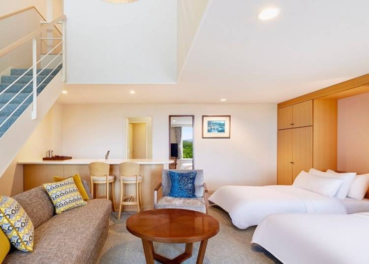 ■ Accommodations that let you to spend quality time even when the weather turns
